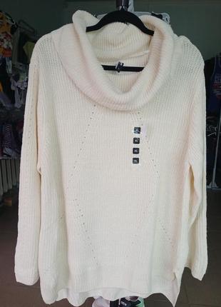 Новий , м'який светр бавовна1 фото