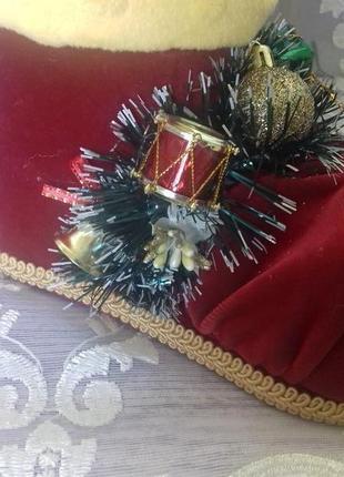 Новогодний рождественский сапожок ботинок для подарков