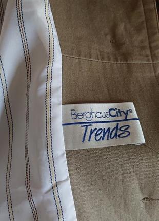 Винтажный котоновый плащ тренч berghaus city trends 80е5 фото