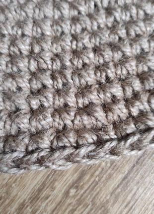 Круглый джутовый коврик диаметр 70см. плетёный коврик.