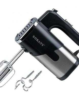 Міксер ручний sokany sk-6621 hand mixer 800w міксер блендер