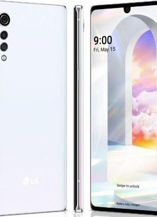 Смартфон lg velvet g9 (g900w) 2sim 6/128gb white, 6,7", 48+8+5/16 мп, 4300 mah, 12 міс.3 фото