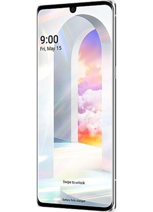 Смартфон lg velvet g9 (g900w) 2sim 6/128gb white, 6,7", 48+8+5/16 мп, 4300 mah, 12 міс.8 фото