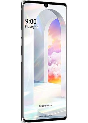 Смартфон lg velvet g9 (g900w) 2sim 6/128gb white, 6,7", 48+8+5/16 мп, 4300 mah, 12 міс.9 фото