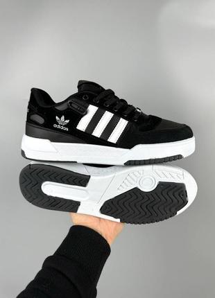 Adidas forum low black1 фото