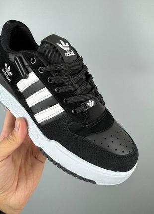 Adidas forum low black7 фото