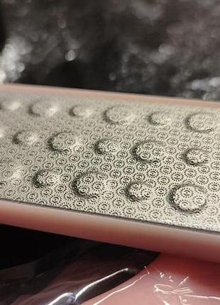 Лазерная пилка для ног 23х4 см, терка для пяток и педикюра белая двухсторонняя (терка...