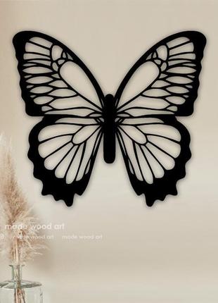 Дерев'яна картина-панно "butterfly"1 фото