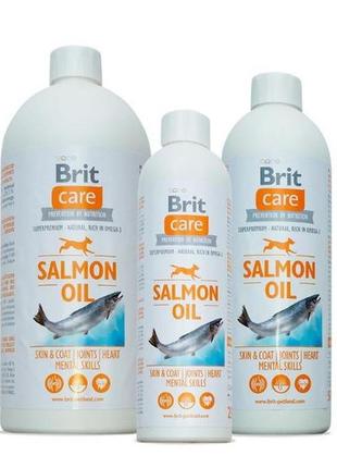 Brit care salmon oil масло лосося для собак 1л