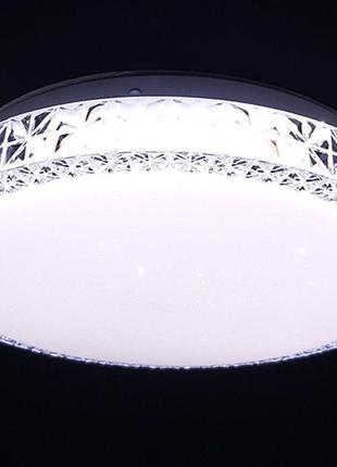 Потолочный светодиодный светильник круглый белый 18w 5000k 1550lm d270мм sneha (996594 white)2 фото