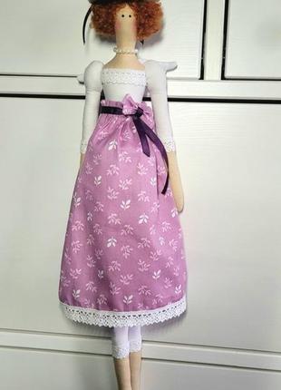 Тильда, интерьерная кукла, длина 46 см