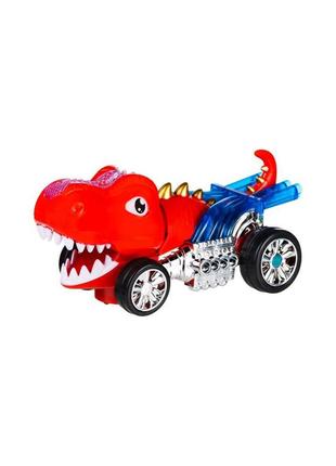 Дитяча іграшка машинка динозавр hd9069 звук випускає пар