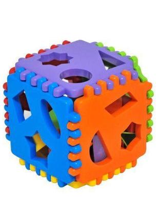 Дитяча іграшка розвиваючий куб сортер smart cube 24 ел. арт.39759 тм tigres