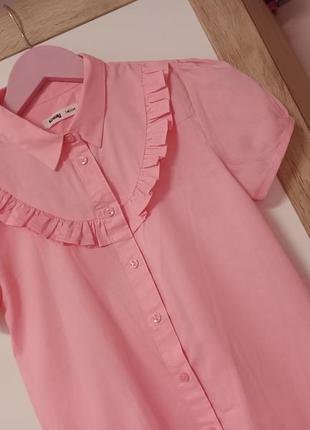 Ніжно -рожева блуза для дівчаток р.1404 фото