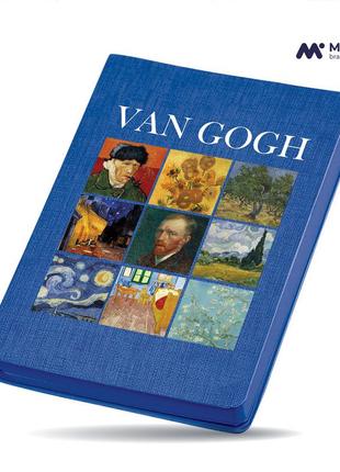 Блокнот а5 вінсент ван гог картини (vincent van gogh) синий (92288-2960-bl)