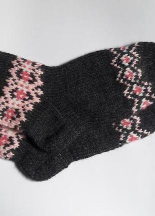 Жіночі вовняні шкарпетки.1 фото