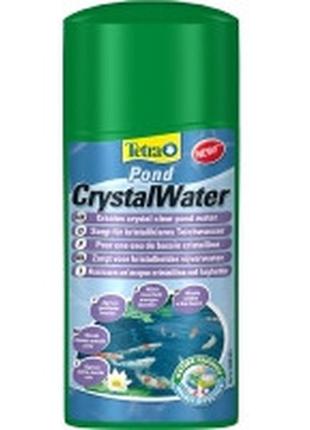 Tetra pond crystalwater эффективно удаляет частички грязи, 250мл