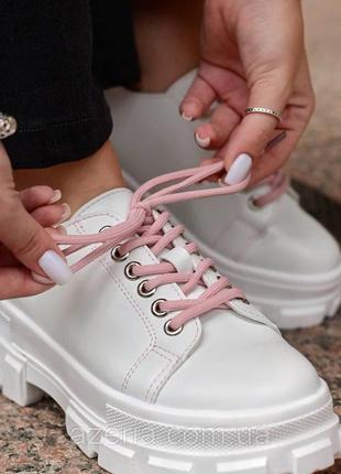 Качественные базовые женские туфли на шнуровке оксфорды эко-кожа классические женские туфли молодежные туфли со шнуровкой3 фото