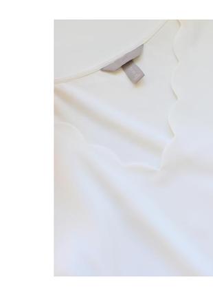 Белая женская блузка. белая кофта h&m5 фото