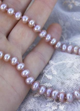 Срібло і натуральний лавандовий перли комплект прикрас3 фото