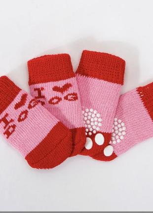 Шкарпетки для собак pet style "love" 3