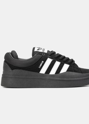 Кросівки adidas campus black1 фото