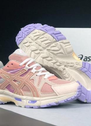 Женские кроссовки asics gel-kahana 8 pink ассикс розового цвета6 фото