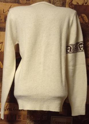 Шерстяной винтажный 1970-80роков свитер etienne aigner,p.s/m3 фото