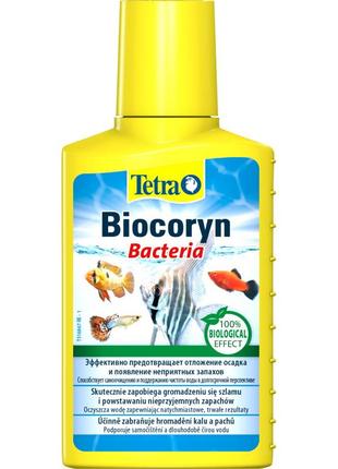 Засіб для розкладання органіки в акваріумі tetra aqua biocoryn  100мл1 фото
