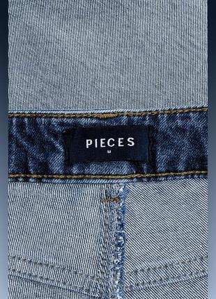 Шорти джинсові з високою посадкою pieces denim jeans4 фото