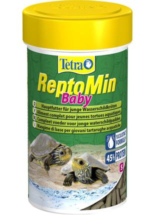 Tetra reptomin baby корм для молодых водных черепах 100мл