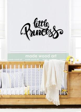 Дерев'яна картина little princess2 фото