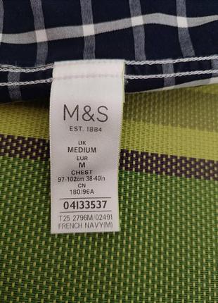 Рубашка. чоловіча сорочка. eur m. чоловіча рубашка. m&s. m. 387 фото