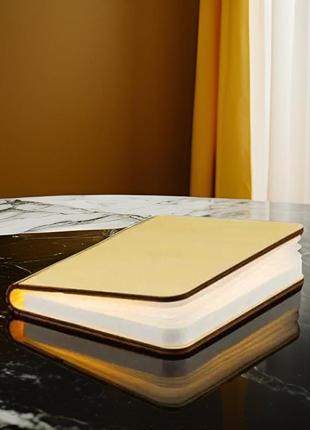 Магия света и книг: настольная лампа в виде книги 'foldable book lamp'1 фото