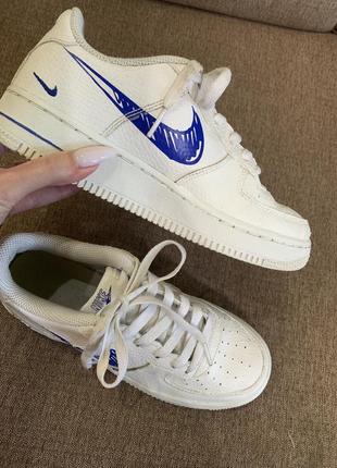 Оригинальные кожаные форсы nike air force 13 фото