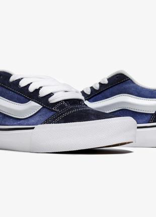 Vans knu-skool 'navy white3 фото