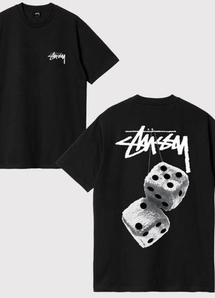 Футболка stussy fuzzy dice4 фото