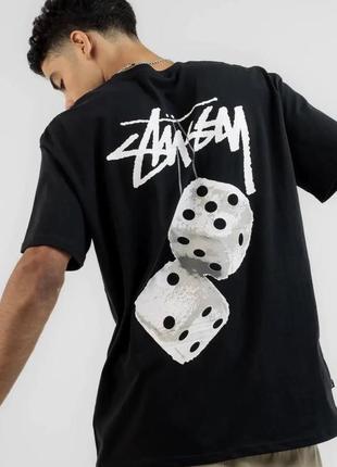 Футболка stussy fuzzy dice6 фото