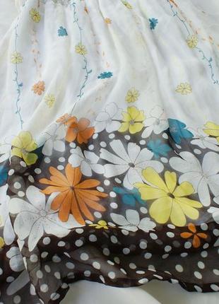 Платье сарафан цветочный принт в стекле 100% шелк7 фото