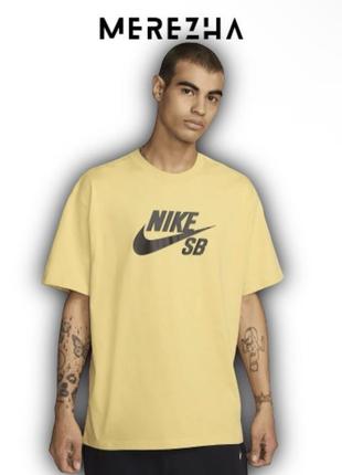 Футболка майка nike sb men’s logo skate t-shirt (cv7539-700) оригинал!1 фото