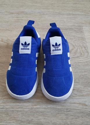 Кроссовки синие adidas gazelle 25 размер5 фото