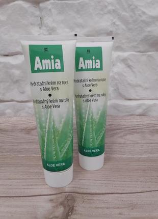 Зволожуючий крем для рук amia aloe vera 100ml