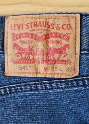 Джинсы мужские levi's 541 w36 l30 (levis/левайс) original8 фото