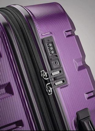 Чемодан samsonite tech 2.0 purple 100%policarbonate6 фото