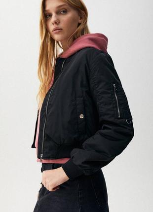Куртка бомбер pull&bear