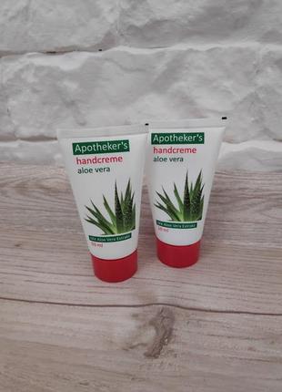 Крем для рук apotheker's aloe vera