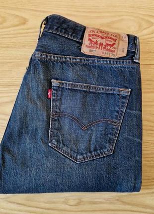 Джинсы мужские levi's 501 w34 l36 (levis/левайс) original3 фото