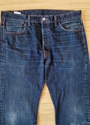 Джинсы мужские levi's 501 w34 l36 (levis/левайс) original4 фото