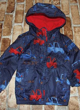 Куртка вітровка для хлопчика на флісі 2 - 3 роки george