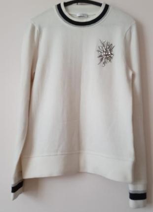 Crystal crest pullover.кашеміровий джемпер від brunello cucinelli.m.2 фото